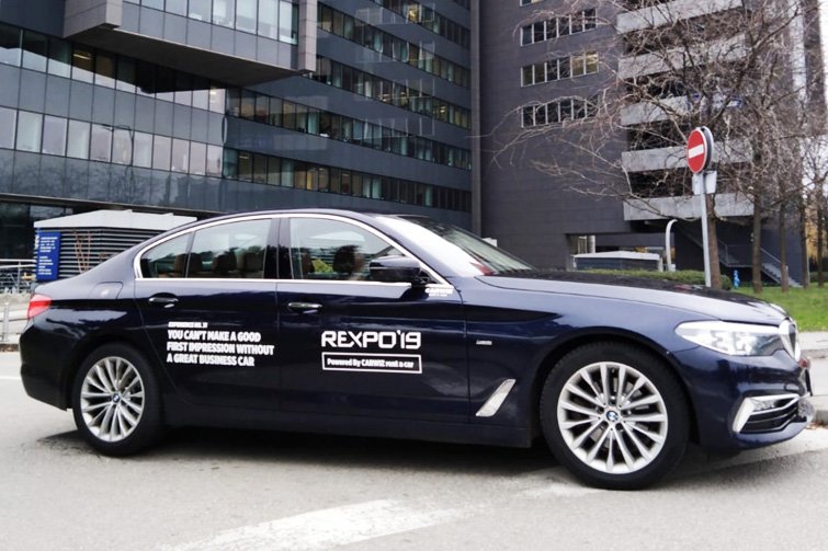 CARWIZ rent a car, službeno vozilo Rexpo sajma investicijskih projekata