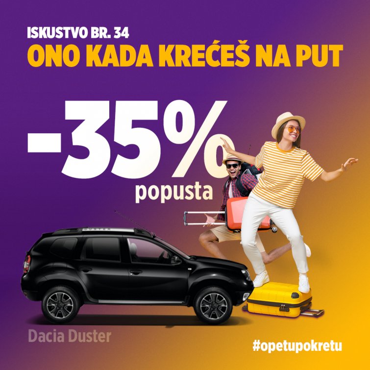 Dacia Duster – vozilo prilagođeno svim terenima