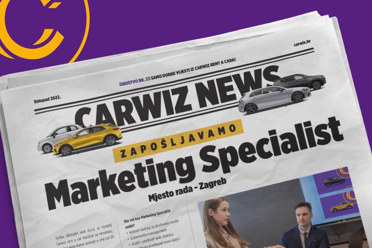 Postani Marketing Specialist u Carwizu